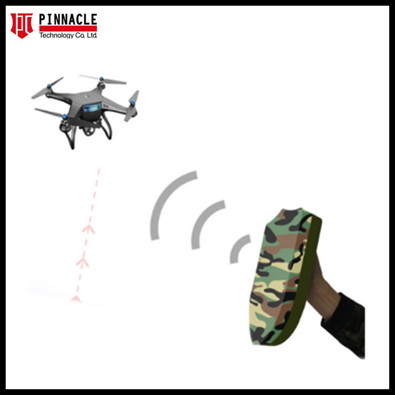 원격 제어 RF 안티 드론 방해기 UAV 차단기 2.4G 5.2G 휴대용 방패 모양