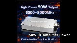 50W 광대역 400-3000MHZ/2500-6000MHZ/6000-8000MHZ RF 증폭기 모듈