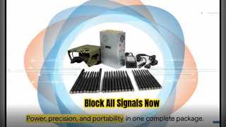 소형 28 안테나 신호 방해기 전대역 5G/4G/WiFi/GPS/원격 제어 신호 방해기