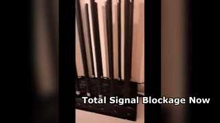 270W 고전력 12-안테나 데스크탑 신호 방해기: 전대역 5G/4G/WiFi/GPS 방어 시스템